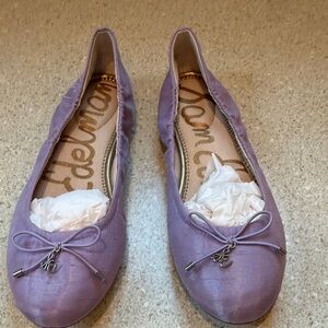 Sam Edelman lavender ballet flats size 7.